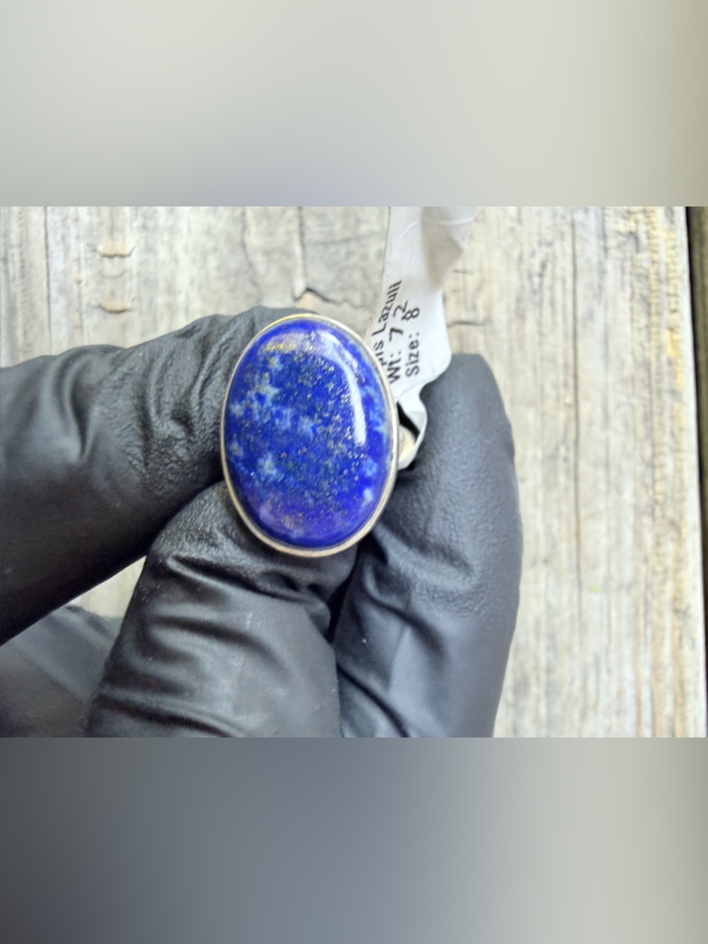 Oval Lapis Lazuli 925 Sterling Silver